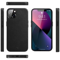 Nevox nevox StyleShell PRO MagSafe Leder iPhone 16 Plus schwar