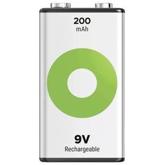 GP GP ReCyko NiMH Accu 9V Block 200mAH, έτοιμο για χρήση 14265276 4891199223150