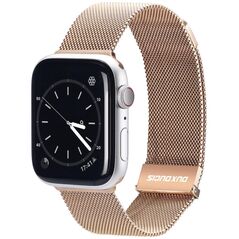 Dux Ducis Dux Ducis Magnetic Strap pasek do Watch 7 / 6 / 5 / 4 / 3 / 2 / SE (45 / 44 / 42mm) magnetyczna opaska złoty (Milanese Version)