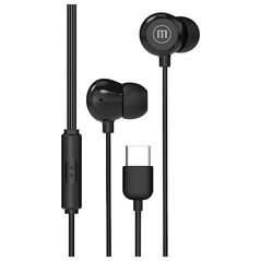MAXELL USB-C IN EAR EAPHONES IN-BAX BLACK 348594