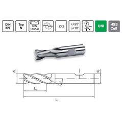 Fanar SHANK CUTTER NFPG FI 5.0 8/52 Z2 HB6 HSSE DIN 327 14084525 2000011076757