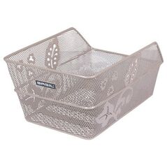 Kosz na bagażnik  BASIL CENTO FLOWER REAR BASKET, Stalowy, Nude Metallic (NEW 2025)