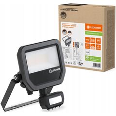 LED spotlight LEDVANCE FL GEN4 IP66 11/17W 4000K 1600/2400lm with motion sensor black