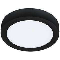 Smart LED surface light EGLO FUEVA-Z, IP44 16.5W, 2700-6500K, 2100lm, black color, O21cm, APP