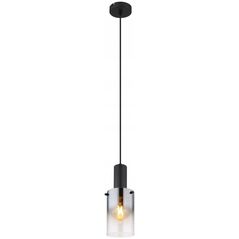 Pendant lamp GLOBO FLORENTINA, 1xE27,40W,230V, metal, black color, o12.5x150cm