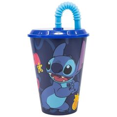 Disney Stitch - Kubek ze słomką z kolekcji Palms 430 ml