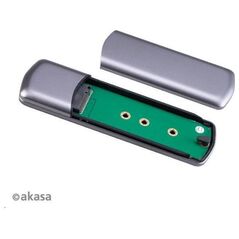 Akasa pocket AKASA εξωτερικό κουτί pro M.2 SATA/NVMe SSD, USB 3.2 Gen 2, 10Gb/s, hliník 13263458 4710679550398