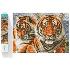 DIAMOND DOTZ Διαμαντένιο κέντημα Diamond Dotz Diamond μωσαϊκό Tigers 59,5x45cm DQ10003 13914741 4895225917952