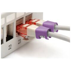 Digitus DIGITUS Farbclips für Patchkabel 100 Stk. Βάιολετ 14420662 4016032496502