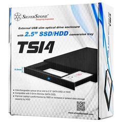 Προσαρμογέας SilverStone Silverstone για SSD 2,5 ιντσών ή σκληρό δίσκο 9,5 mm 6481046 4710007222669