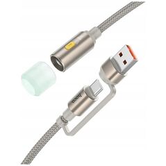HOCO kabel USB A / Typ C do LED light UA38C złoty