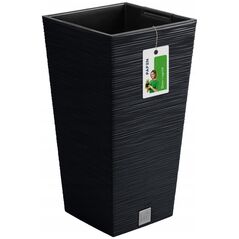 Prosperplast Doniczka na kwiaty Donica Furu DFSH300 Antracytowa
