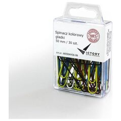 Victory Office Product VICTORY OFFICE CLIPS ΓΡΑΦΕΙΟΥ 50MM 30 ΤΕΜ. ΣΤΡΟΓΓΥΛΟ ΜΙΓΜΑ ΧΡΩΜΑΤΩΝ ΚΡΕΜΑΣΜΕΝΟ ΠΛΑΣΤΙΚΟ ΔΟΧΕΙΟ 7975373 5904251067070