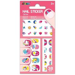 Αυτοκόλλητα νυχιών Avenir - Unicorn glitter 9114031 6920773381769