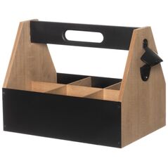Decorative box with handle BISTRO, 6 compartments, 29 x 23 cm