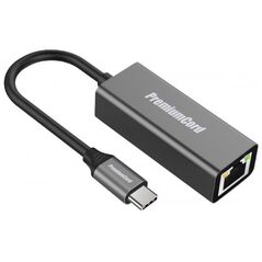 Καλώδιο USB PremiumCord PremiumCord prřevodník υποδοχή USB-C σε Gigabit RJ45 13217722 8592220022457