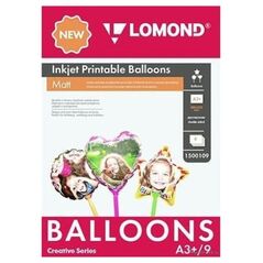 Lomond Lomond Inkjet Εκτυπώσιμα Μπαλόνια A3+, 9 φύλλα (Μπάλα/Καρδιά/Αστέρι) διπλής όψης 13831734 6767370000000