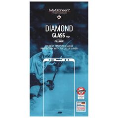 MyScreen Protector Realme C25 / C25Y - Szkło hartowane z klejem na całej powierzchni MyScreen DIAMOND GLASS edge FULL GLUE (czarna ramka)