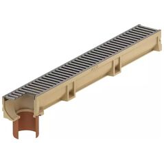 ACO DRAIN DUCT GALV STEEL EUROLINE 1M DN100 13583617 4064626024334