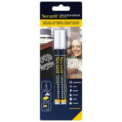Securit Chalkmarker Securit hvid 1-2mm 2 σετ/συσκευασία - (2 σετ) 13800302 8719075280010