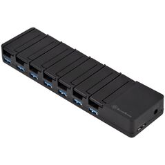 SilverStone USB HUB SilverStone SST-UC03B-PRO - USB Lade Station, 7 Port - 36 Watt 13333462 4710007226377