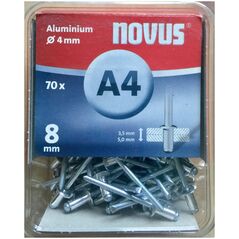 Πριτσίνια αλουμινίου Novus A4/8 NOVUS [70 τεμ.] 7466733 4009729016077