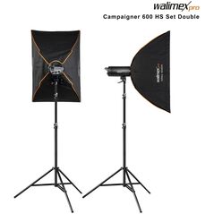 Walimex Walimex pro Campaigner 600 HS Σετ Διπλό φωτιστικό στούντιο 13935624 4056929233841