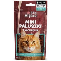Przysmak dla kota Mini paluszki Kaczka z kocimiętką (dorosły) 50g