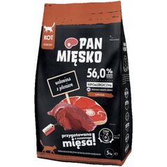 Pan Mięsko Karma sucha dla kota Wołowina z jeleniem (dorosły) chrupki M 5kg