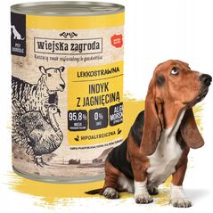 Karma mokra dla psa Indyk z jagnięciną (dorosły) 400g