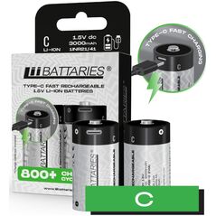 LIIBATTARIES AKUMULATORY LI-ON TYPU C 2szt