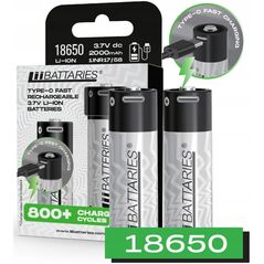LIIBATTARIES AKUMULATORY LI-ON TYPU 18650 2szt