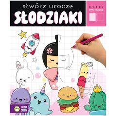 Rysuj symetrycznie Stwórz urocze słodziaki 96203