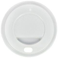 Duni Plastlåg Catersource Ø80 mm Høj Hvid til Kaffebæger, 100 stk/ps - (100 stk.) 14081143 8698595971083