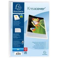 Exacompta Demomappe Exacompta Kreacover® A4 med 20 lommer διαφανές 14127283 3130631057283