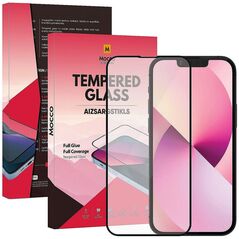 Mocco Mocco Full Glue Signature Edition Tempered Glass Aizsargstikls Pilnam Ekrānam Apple iPhone 14 Plus Melns 14132035 4752168110638