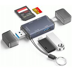 Czytnik kart pamiÄci USB USB-C 3.0 hub PRO 6w1 SD/MicroSD