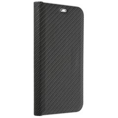 ForCell ETUI Kabura Forcell LUNA Book Carbon do iPhone 13 PRO MAX czarny CASE