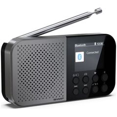 Sharp DR-P520 DAB+/BT/USB C/integrated Battery radio black