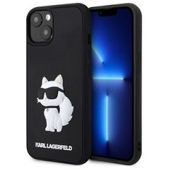 Karl Lagerfeld Etui Karl Lagerfeld KLHCP14S3DRKHNK Apple iPhone 14 czarny/black hardcase Rubber Choupette 3D