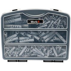 Work-it Work>it® assorterede βύσματα και sortimentskasse med 230 dele 14002792 5708614196977