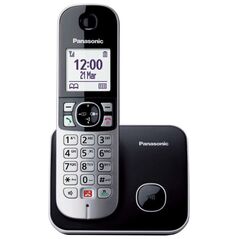 Ασύρματο Τηλέφωνο Panasonic KX-TG6851GRB Μαύρο (KX-TG6851GRB) (PANKXTG6851GRB) έως 12 άτοκες Δόσεις