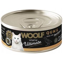 WOOLF KOT PUSZKA 85g ULTIMATE CAN QUAIL   PATE  /6