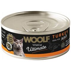 WOOLF KOT PUSZKA 85g ULTIMATE CAN TURKEY  PATE  /6