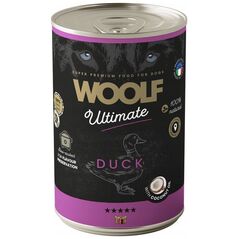 WOOLF PIES PUSZKA 400g ULTIMATE CAN       DUCK&COCONUT OIL  /6