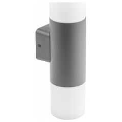 Oprawa Ogrodowa Kinkiet Prosty Góra Dół Grafit Corta-Aud 2X25W E27 Ip44 240V Os-Cordua-30 Gtv