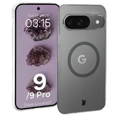 Bizon Case CrystalO Google Pixel 9 / 9 Pro clear