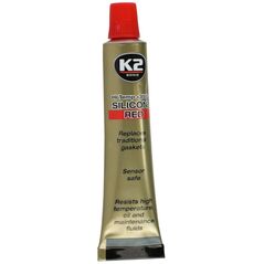 K2 K2 Czerwony silikon wysokotemperaturowy do 350°C tubka 21g uniwersalny