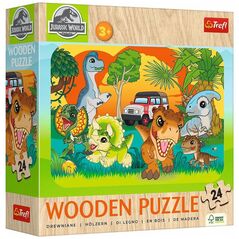 Trefl PUZZLE DREW 24EL TREFL POZNAJ DINOZAURY JW PUD10