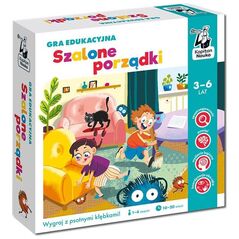 Kapitan Nauka Kapitan Nauka Gra Szalone porządki gra edukacyjna 3-6 lat GR0710